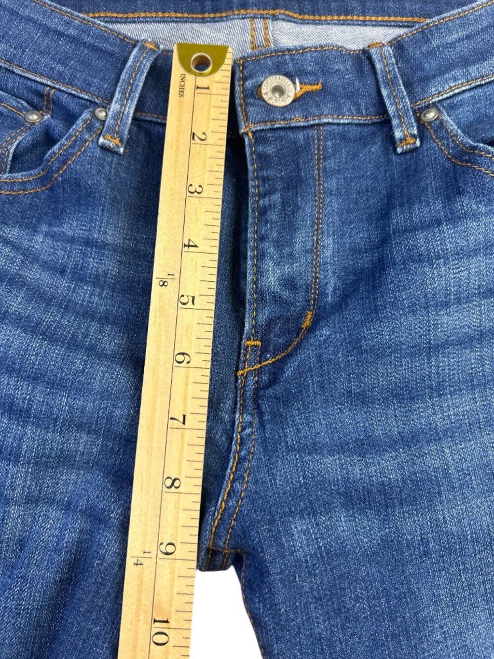 Levi's Demi Curve Bootcut Jeans Women's 10/30 Medium Wash Stretch Denim Y2K - Picture 6 of 12